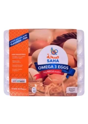 Saha Omega3 Medium White/Brown Eggs 30 PCS