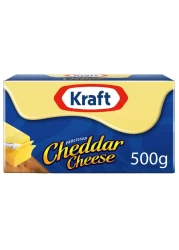 Kraft Cheddar Cheese Block, 500g