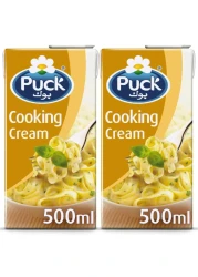 Puck Cooking Cream, 500ml Pack of 2
