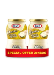 Kraft Cheddar Cheese Spread, 480g Pack of 2