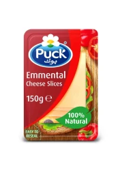 Puck Emmental Natural Cheese Slices, 150g