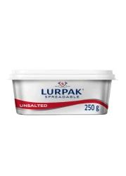 Lurpak Spreadable Unsalted Butter, 250g