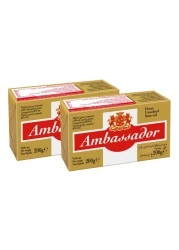 بريزيدنت زبدة أمباسادور غير مملحة 200 غرام حزمة من 2