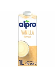 Alpro Soya Vanilla Drink, 100% Plant-Based, Lactose &amp; Dairy Free 1L