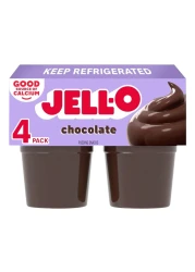 Jell-O Original Chocolate Ready To Eat Pudding Snack Cups 440g