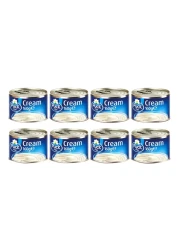 بوك كريمة معقمة عادية 160 غرام حزمة من 8