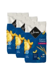 Jenan Macaroni Pasta 400g Pack of 3