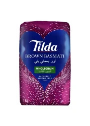 Tilda Wholegrain Brown Basmati Rice 1kg