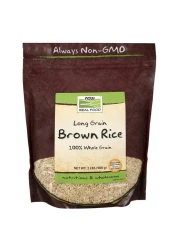 Now Real Food Long Grain Brown Rice 907g