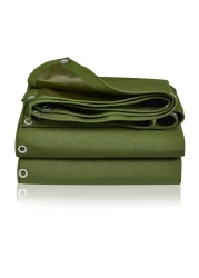 Tarp Canvas,Heavy Duty Waterproof for Outdoors, Truck, Water Resistant, UV Resistant Tarpaulin Cover for Car Boat Camping Firewood Woodpile(6.6 x 4.9 Feet)