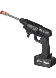 Generic YU Well 48V 25000mAh 30Bar Cordless High Pressure Car Washer With Nozzles Water Gun Set
