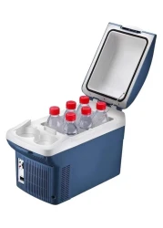 Small Car Refrigerator 8L Cool Box - Low Noise Compact Mini Fridge,Portable Cooler for Car, Travel, Camping, and Road Trips