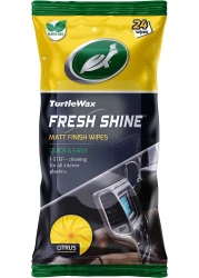 Turtle Wax Car Cleaning Wipes, Citrus Matt- Multi-Purpose Car Interior Wipes Can Be Used On Hard Surfaces, Dashboards &amp; Driving Seats