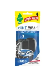 Little Trees Vent Wrap Car Air Freshener Summer Linen Black