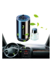 Smart Car Diffuser - 50ml Mini Aromatherapy Essential Oil Diffuser with LED Starry Ambient Light, USB Rechargeable, Portable Air Freshener