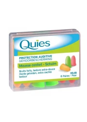 Quies Rubber Foam Ear Plugs 6 Pairs
