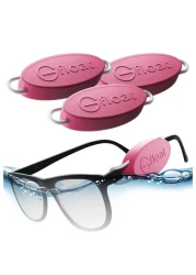 G FLOAT Floating Glasses Holder with No Sunglasses Strap or Tail, Floatable Eyeglasses Strap for Men, Special Glasses Strap for kids or Glasses Strap Women for Sports, Water Eyeglass Strap Retainer