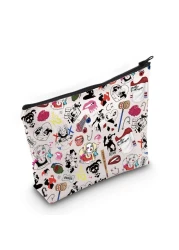 JNIAP Joker Characters Merch Cosmetic Zipper Bag Clown Themed Movies Lover Gift (Joker)