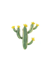 songbowen Cactus Brooch Cute Cactus Rhinestone Brooch Women's Brooch Crystal Collar Brooch Clip Sweater Scarf Hat Backpack Badge Jacket Coral Accessories Fashion Jewelry