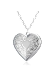 MXXGMYJ Heart Pendant Necklace for Womens Sterling Silver Locket Necklaces for Mom Birthday Gift Ideas Daughter Niece Graduation Gifts for Her GF Wife Christmas Gifts for Best Friend Photo Necklace