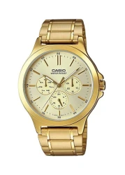 Casio - Men's Stainless Steel Chronograph Wrist Watch MTP-V300G-9AUDF
