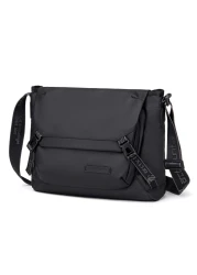 Arctic Hunter Premium Shoulder Laptop Bag Water Resistant Polyester Unisex Shoulder Sling bag for Travel Business School College K00528 Black