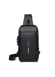 Anti-theft shoulder bag with external charging port- CB 7200