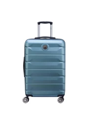 Delsey Air Armour 4 Double Wheel Hard Casing Check-In Trolley 68cm Green