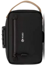 Poso Anti-Theft Travel Pouch With USB Charging Port - Black