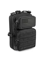 LIVANS Tactical Molle Utility Pouch EDC Tool Pouch Tactical Phone Pouches Mini Waist Pouches Medical EDC IFAK Pack Mini Design of 3Day Backpack