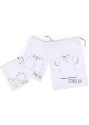 Other Set Of 3 Storage Bags For Travel In Soft Polyester 210D