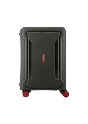 أمريكان توريستر تريبوس حقيبة سفر صلبة مع 4 عجلات 55 سم، حجم كابينة الطائرة - رمادي داكن