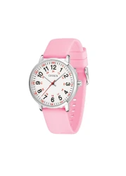 CNYXCN Nurse Watch for Medical Students,Doctors,Women Men with Second Hand and 24 Hour,Easy to Read Dial,Silicone Band,Water Resistant (Pink White)