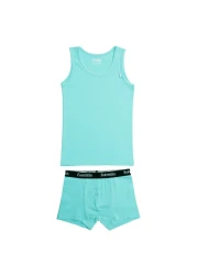 Fontella Cotton Underwear Set for Boy 800504 Aqua 4 Years