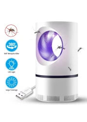 Generic-Electric Mosquito Killer Lamp USB Power Anti-mosquito Trap LED Night Light Lamp Bug Insect Killer Light Repeller