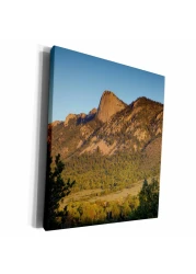 3dRose cw_191472_1 Tooth of Time, Philmont Scout Ranch, Cimarron, New Mexico. -Museum Grave Canvas, 16 by 20-inch, Multicolor