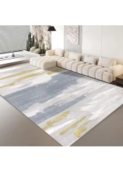 Vital Area Rugs Soft Modern Rug Carpet Geometric Stripe Rug Non Slip Modern Carpet, Abstract Printed Floor Rugs for Home Decorative, Soft &amp; Non-Slip &amp; Washable Indoor Mat (K-241, 160 x 230 cm)