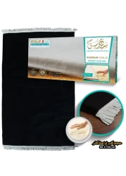 Sundus Gold Prayer Mat - Black