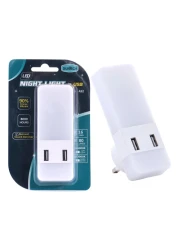 Suntech LED Night Light With USB Ports A92 White