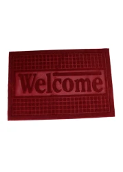 ROYALFORD Rectangular Welcome Doormat Maroon 60x40centimeter