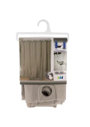 Tendance Gebor Polyester Shower Curtain W/Hooks &amp; Rings (180 x 200 cm)