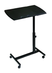 Goldedge Adjustable Folding Table Black 120centimeter