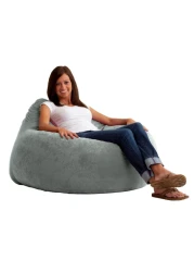 Comfy Seude Bean Bag Cover - Grey
