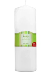 Pillar Candle White 3x9in