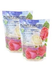 Silica Gel Flower Drying Crystals Silica Gel for Drying Flowers Flower Preservation White Orange Silica Crystals Silica Gel for Preserving Wedding Flowers 15 Pounds Pack of 2