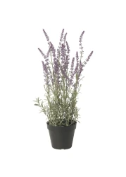 Artificial Potted Plant In/Outdoor/Lavender Lilac 12 Cm