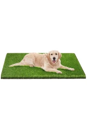 Artificial Grass, 51" x 26" Dog Pee Pads, Professional Dog Potty Training Rug, Large Dog Grass Mat with Drainage Holes, Pet Turf Indoor Outdoor Flooring Fake Grass Doormat (26"x51")