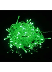 Generic Christmas Bright Light Xmas Tree Lamps 10 Meters Party Room Decore Outdoor Decoration Led Fairy Lights 100 Led Lights (Green)