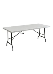 Folding Table White 180x72x76.5centimeter