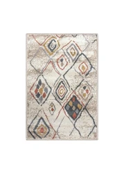 SUPERIOR Burin Indoor 2 x 3 Area Rug for LivingDining Room Bedroom Kitchen Farmhouse Artistic Colorful Southwestern Floor Decor Modern Tribal Geometric Abstract On Tile Carpet Taupe